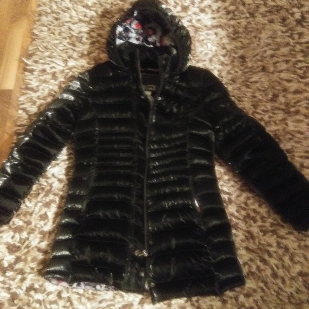 Dolcezza black puffer coat small